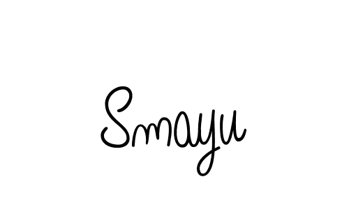 You can use this online signature creator to create a handwritten signature for the name Smayu. This is the best online autograph maker. Smayu signature style 5 images and pictures png