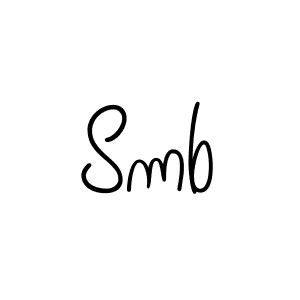 The best way (Angelique-Rose-font-FFP) to make a short signature is to pick only two or three words in your name. The name Smb include a total of six letters. For converting this name. Smb signature style 5 images and pictures png