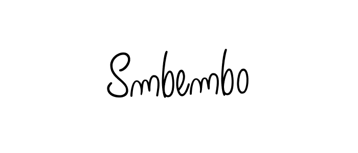 if you are searching for the best signature style for your name Smbembo. so please give up your signature search. here we have designed multiple signature styles  using Angelique-Rose-font-FFP. Smbembo signature style 5 images and pictures png