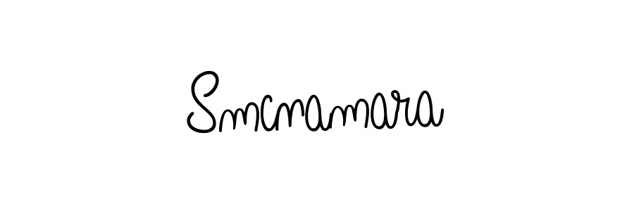 Use a signature maker to create a handwritten signature online. With this signature software, you can design (Angelique-Rose-font-FFP) your own signature for name Smcnamara. Smcnamara signature style 5 images and pictures png