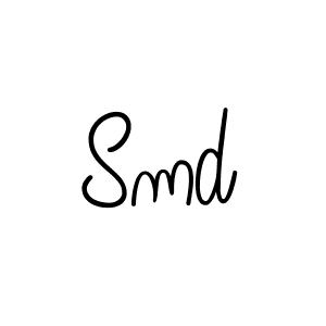 Also You can easily find your signature by using the search form. We will create Smd name handwritten signature images for you free of cost using Angelique-Rose-font-FFP sign style. Smd signature style 5 images and pictures png
