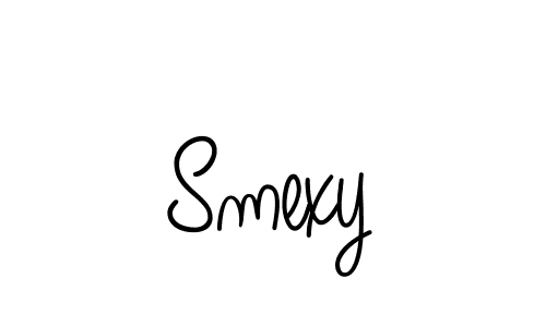 Also we have Smexy name is the best signature style. Create professional handwritten signature collection using Angelique-Rose-font-FFP autograph style. Smexy signature style 5 images and pictures png