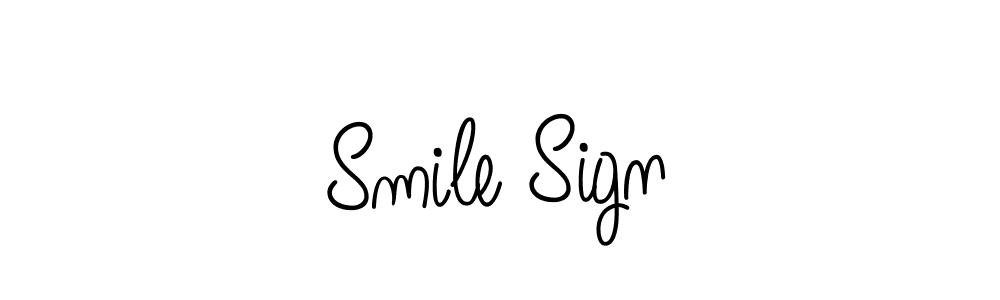 You should practise on your own different ways (Angelique-Rose-font-FFP) to write your name (Smile Sign) in signature. don't let someone else do it for you. Smile Sign signature style 5 images and pictures png
