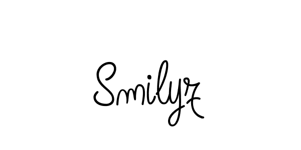 if you are searching for the best signature style for your name Smilyz. so please give up your signature search. here we have designed multiple signature styles  using Angelique-Rose-font-FFP. Smilyz signature style 5 images and pictures png