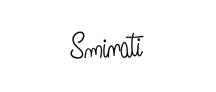 Also You can easily find your signature by using the search form. We will create Sminati name handwritten signature images for you free of cost using Angelique-Rose-font-FFP sign style. Sminati signature style 5 images and pictures png