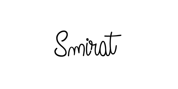 Smirat stylish signature style. Best Handwritten Sign (Angelique-Rose-font-FFP) for my name. Handwritten Signature Collection Ideas for my name Smirat. Smirat signature style 5 images and pictures png