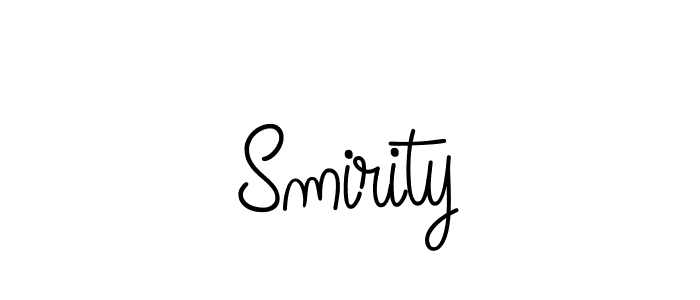Angelique-Rose-font-FFP is a professional signature style that is perfect for those who want to add a touch of class to their signature. It is also a great choice for those who want to make their signature more unique. Get Smirity name to fancy signature for free. Smirity signature style 5 images and pictures png