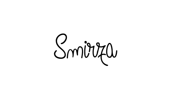 It looks lik you need a new signature style for name Smirza. Design unique handwritten (Angelique-Rose-font-FFP) signature with our free signature maker in just a few clicks. Smirza signature style 5 images and pictures png