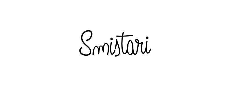 The best way (Angelique-Rose-font-FFP) to make a short signature is to pick only two or three words in your name. The name Smistari include a total of six letters. For converting this name. Smistari signature style 5 images and pictures png