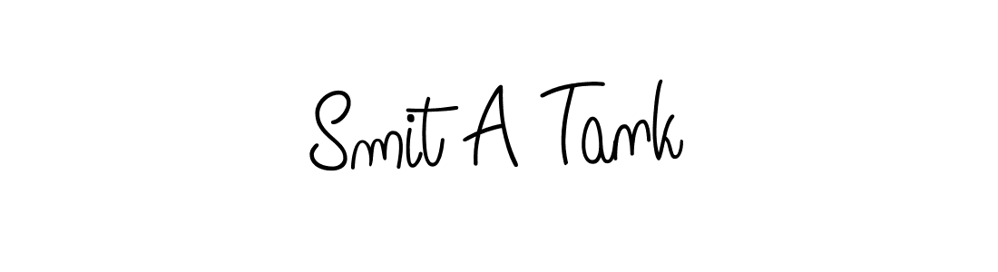 Make a beautiful signature design for name Smit A Tank. With this signature (Angelique-Rose-font-FFP) style, you can create a handwritten signature for free. Smit A Tank signature style 5 images and pictures png