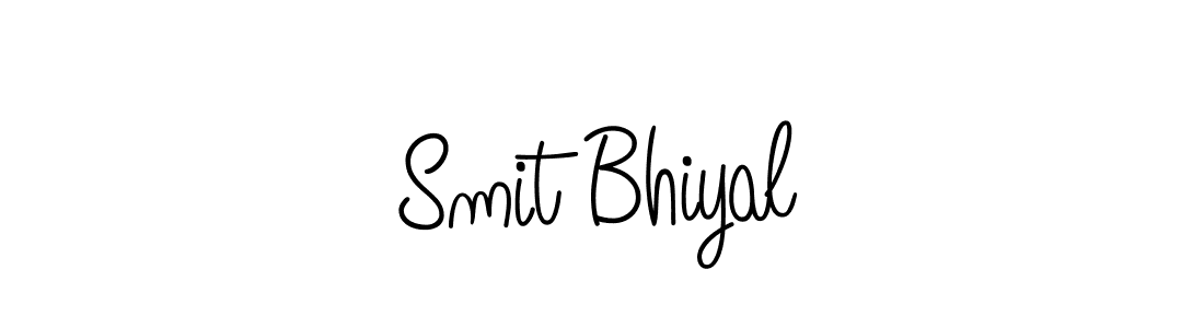 Create a beautiful signature design for name Smit Bhiyal. With this signature (Angelique-Rose-font-FFP) fonts, you can make a handwritten signature for free. Smit Bhiyal signature style 5 images and pictures png