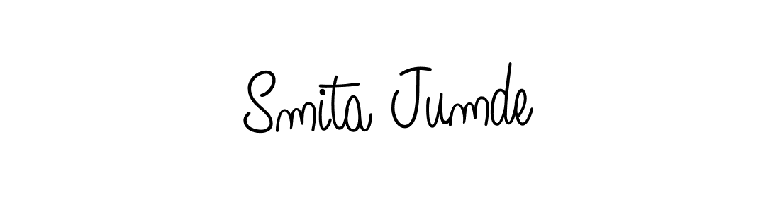 Once you've used our free online signature maker to create your best signature Angelique-Rose-font-FFP style, it's time to enjoy all of the benefits that Smita Jumde name signing documents. Smita Jumde signature style 5 images and pictures png