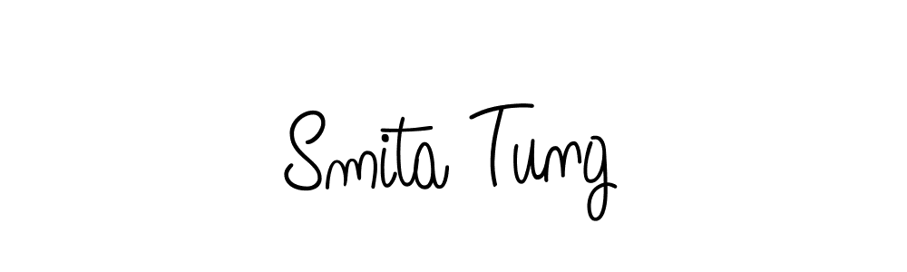 Also You can easily find your signature by using the search form. We will create Smita Tung name handwritten signature images for you free of cost using Angelique-Rose-font-FFP sign style. Smita Tung signature style 5 images and pictures png