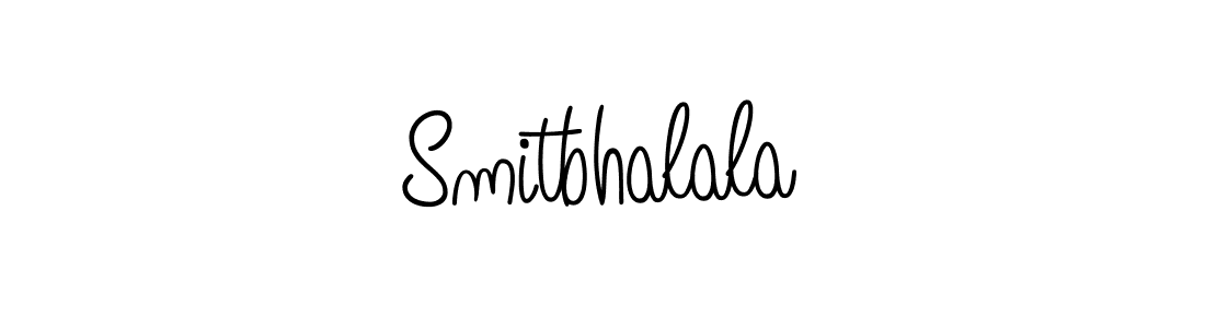 Design your own signature with our free online signature maker. With this signature software, you can create a handwritten (Angelique-Rose-font-FFP) signature for name Smitbhalala. Smitbhalala signature style 5 images and pictures png