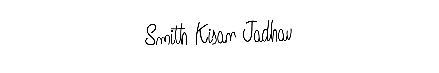 Design your own signature with our free online signature maker. With this signature software, you can create a handwritten (Angelique-Rose-font-FFP) signature for name Smith Kisan Jadhav. Smith Kisan Jadhav signature style 5 images and pictures png