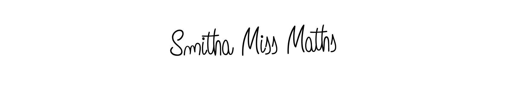 Make a beautiful signature design for name Smitha Miss Maths. Use this online signature maker to create a handwritten signature for free. Smitha Miss Maths signature style 5 images and pictures png