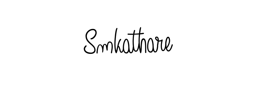 Angelique-Rose-font-FFP is a professional signature style that is perfect for those who want to add a touch of class to their signature. It is also a great choice for those who want to make their signature more unique. Get Smkathare name to fancy signature for free. Smkathare signature style 5 images and pictures png