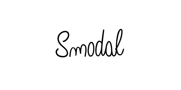Make a beautiful signature design for name Smodal. Use this online signature maker to create a handwritten signature for free. Smodal signature style 5 images and pictures png