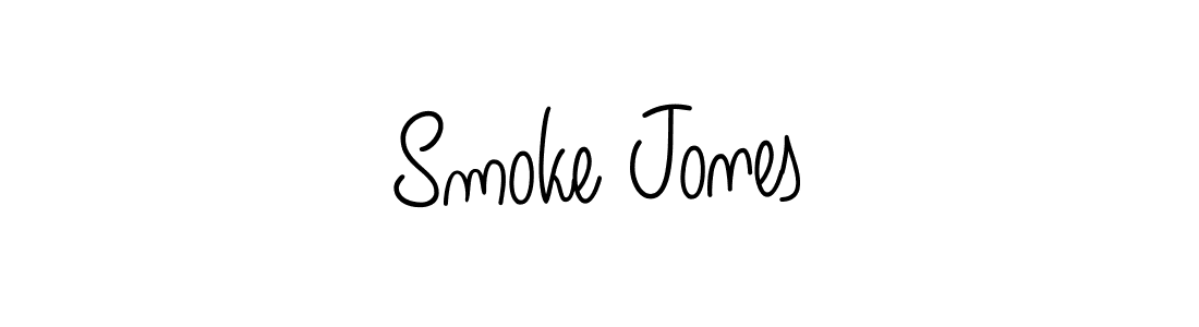 Smoke Jones stylish signature style. Best Handwritten Sign (Angelique-Rose-font-FFP) for my name. Handwritten Signature Collection Ideas for my name Smoke Jones. Smoke Jones signature style 5 images and pictures png