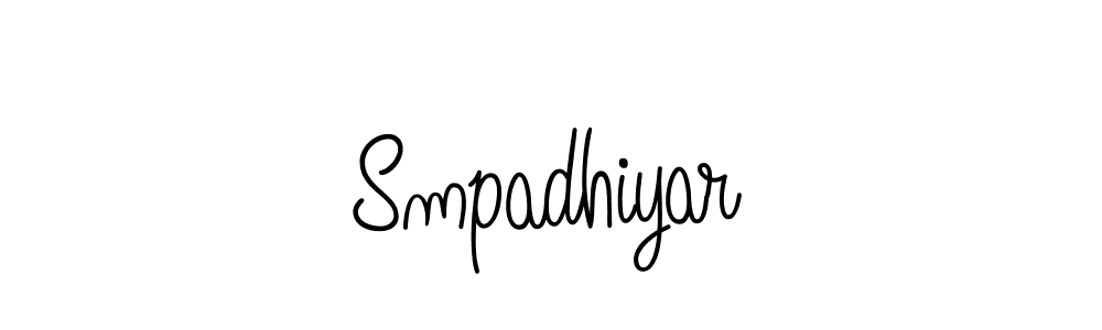 How to make Smpadhiyar signature? Angelique-Rose-font-FFP is a professional autograph style. Create handwritten signature for Smpadhiyar name. Smpadhiyar signature style 5 images and pictures png