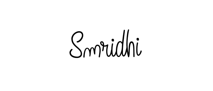 Once you've used our free online signature maker to create your best signature Angelique-Rose-font-FFP style, it's time to enjoy all of the benefits that Smridhi name signing documents. Smridhi signature style 5 images and pictures png