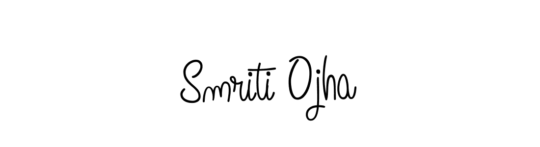 How to make Smriti Ojha signature? Angelique-Rose-font-FFP is a professional autograph style. Create handwritten signature for Smriti Ojha name. Smriti Ojha signature style 5 images and pictures png