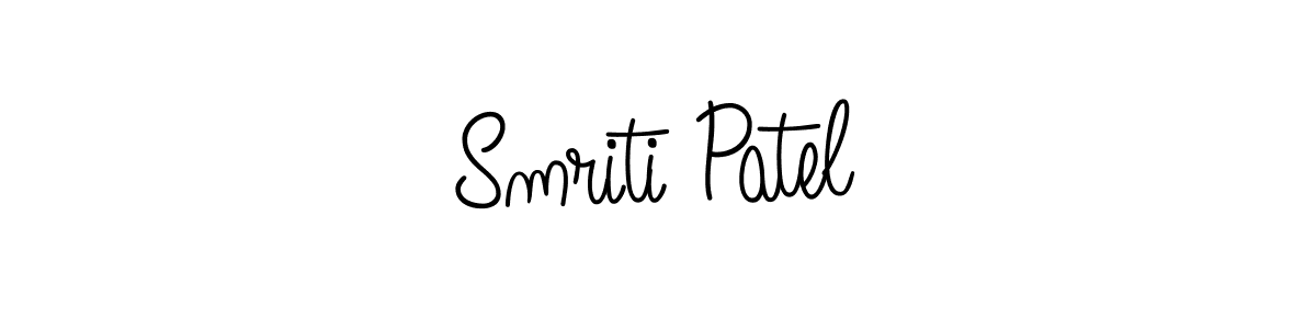 Make a beautiful signature design for name Smriti Patel. Use this online signature maker to create a handwritten signature for free. Smriti Patel signature style 5 images and pictures png