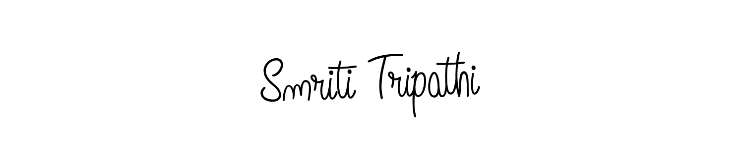 Check out images of Autograph of Smriti Tripathi name. Actor Smriti Tripathi Signature Style. Angelique-Rose-font-FFP is a professional sign style online. Smriti Tripathi signature style 5 images and pictures png