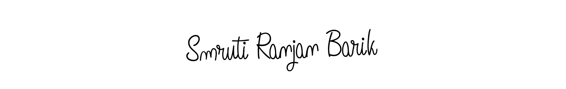 Create a beautiful signature design for name Smruti Ranjan Barik. With this signature (Angelique-Rose-font-FFP) fonts, you can make a handwritten signature for free. Smruti Ranjan Barik signature style 5 images and pictures png
