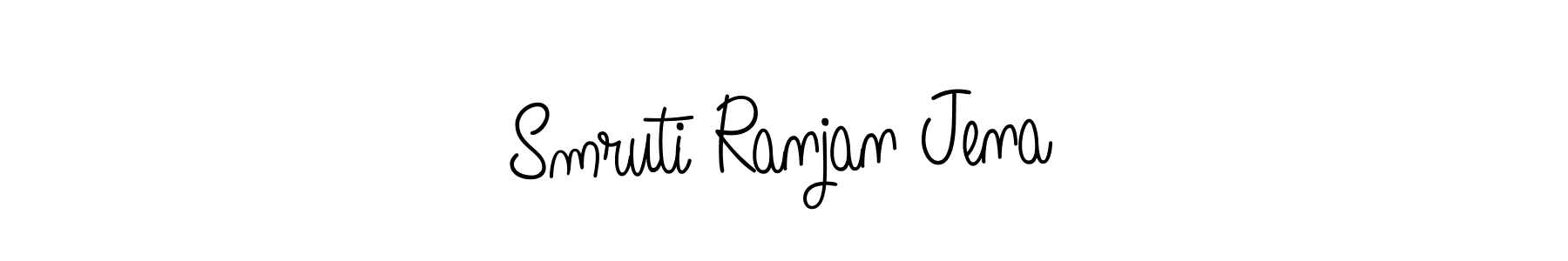 if you are searching for the best signature style for your name Smruti Ranjan Jena. so please give up your signature search. here we have designed multiple signature styles  using Angelique-Rose-font-FFP. Smruti Ranjan Jena signature style 5 images and pictures png