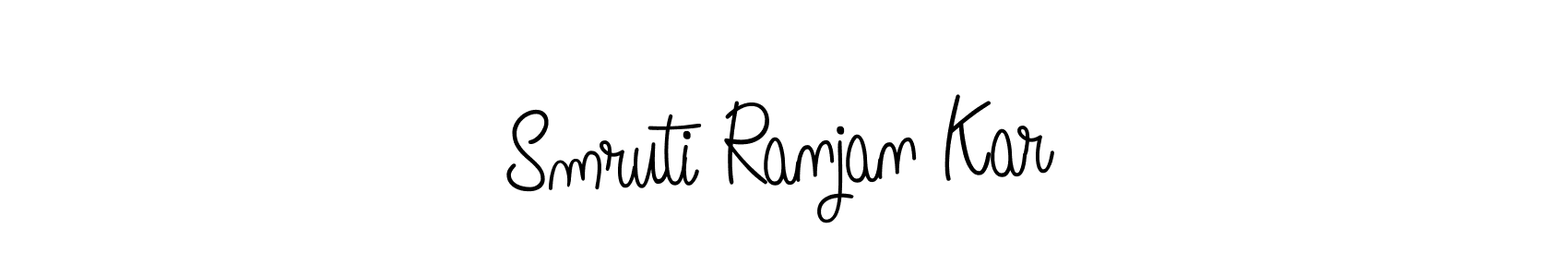 Make a short Smruti Ranjan Kar signature style. Manage your documents anywhere anytime using Angelique-Rose-font-FFP. Create and add eSignatures, submit forms, share and send files easily. Smruti Ranjan Kar signature style 5 images and pictures png