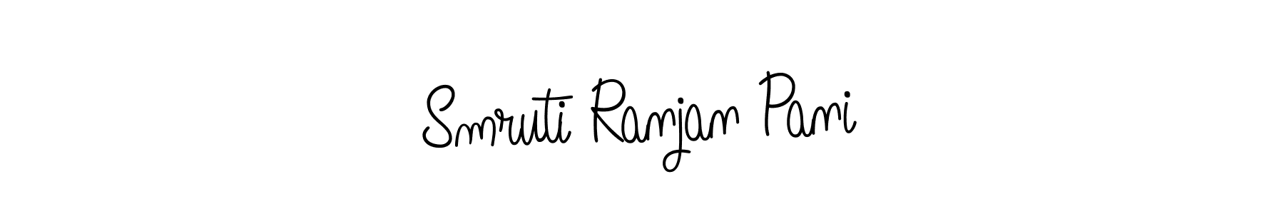 Design your own signature with our free online signature maker. With this signature software, you can create a handwritten (Angelique-Rose-font-FFP) signature for name Smruti Ranjan Pani. Smruti Ranjan Pani signature style 5 images and pictures png