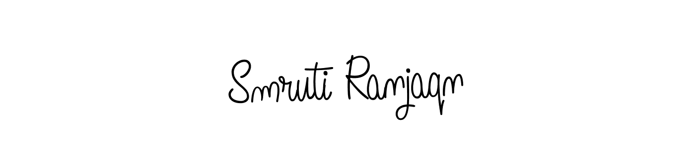 Smruti Ranjaqn stylish signature style. Best Handwritten Sign (Angelique-Rose-font-FFP) for my name. Handwritten Signature Collection Ideas for my name Smruti Ranjaqn. Smruti Ranjaqn signature style 5 images and pictures png