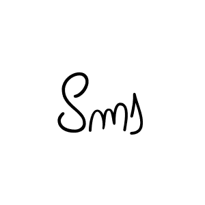 Design your own signature with our free online signature maker. With this signature software, you can create a handwritten (Angelique-Rose-font-FFP) signature for name Sms. Sms signature style 5 images and pictures png