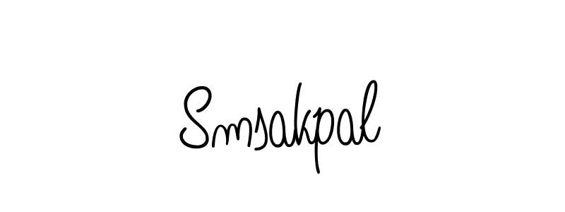 Design your own signature with our free online signature maker. With this signature software, you can create a handwritten (Angelique-Rose-font-FFP) signature for name Smsakpal. Smsakpal signature style 5 images and pictures png