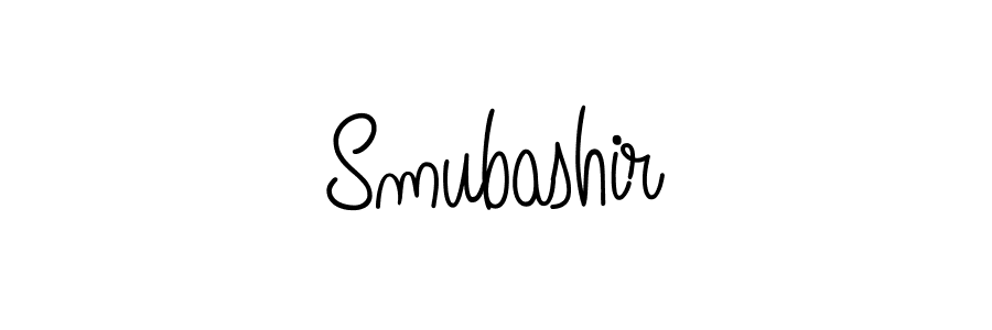 How to make Smubashir signature? Angelique-Rose-font-FFP is a professional autograph style. Create handwritten signature for Smubashir name. Smubashir signature style 5 images and pictures png
