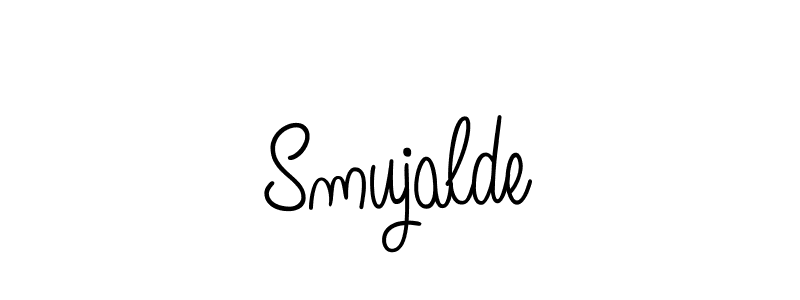 Also we have Smujalde name is the best signature style. Create professional handwritten signature collection using Angelique-Rose-font-FFP autograph style. Smujalde signature style 5 images and pictures png