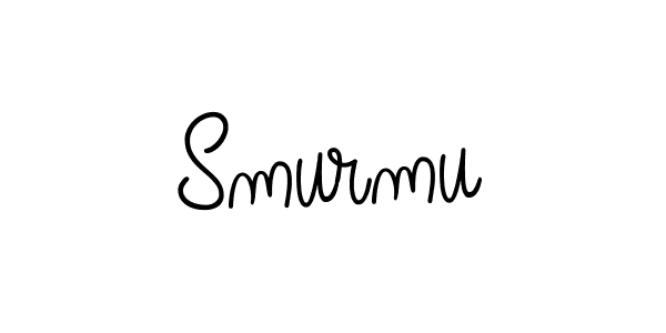 It looks lik you need a new signature style for name Smurmu. Design unique handwritten (Angelique-Rose-font-FFP) signature with our free signature maker in just a few clicks. Smurmu signature style 5 images and pictures png