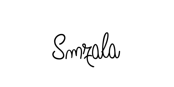 Design your own signature with our free online signature maker. With this signature software, you can create a handwritten (Angelique-Rose-font-FFP) signature for name Smzala. Smzala signature style 5 images and pictures png