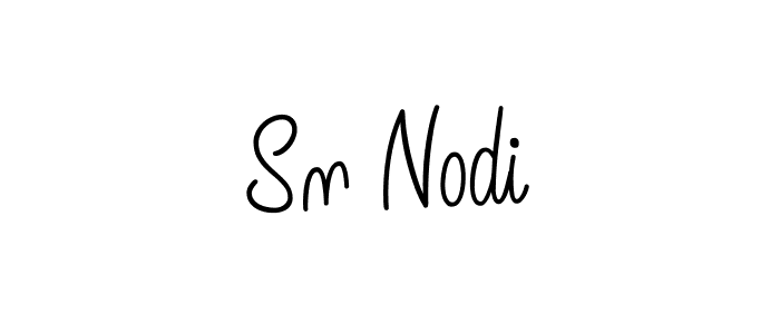 It looks lik you need a new signature style for name Sn Nodi. Design unique handwritten (Angelique-Rose-font-FFP) signature with our free signature maker in just a few clicks. Sn Nodi signature style 5 images and pictures png