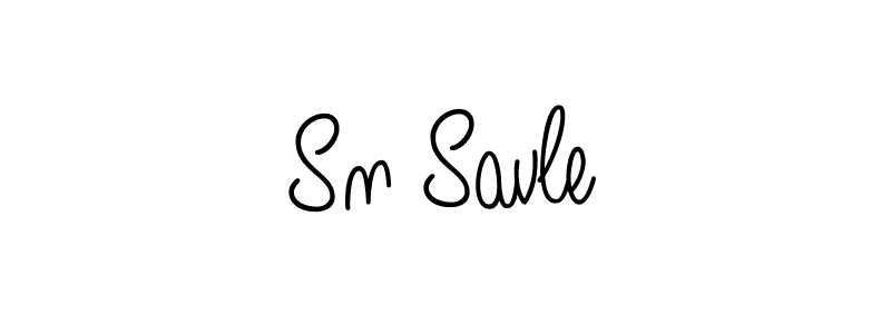 Make a beautiful signature design for name Sn Savle. Use this online signature maker to create a handwritten signature for free. Sn Savle signature style 5 images and pictures png