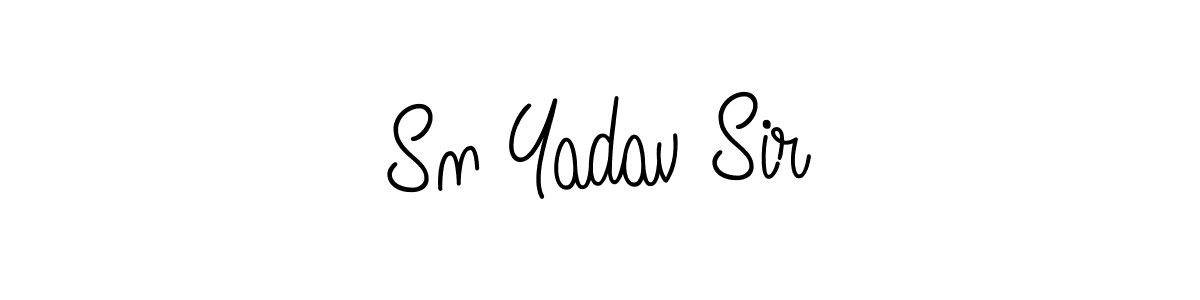 Make a short Sn Yadav Sir signature style. Manage your documents anywhere anytime using Angelique-Rose-font-FFP. Create and add eSignatures, submit forms, share and send files easily. Sn Yadav Sir signature style 5 images and pictures png