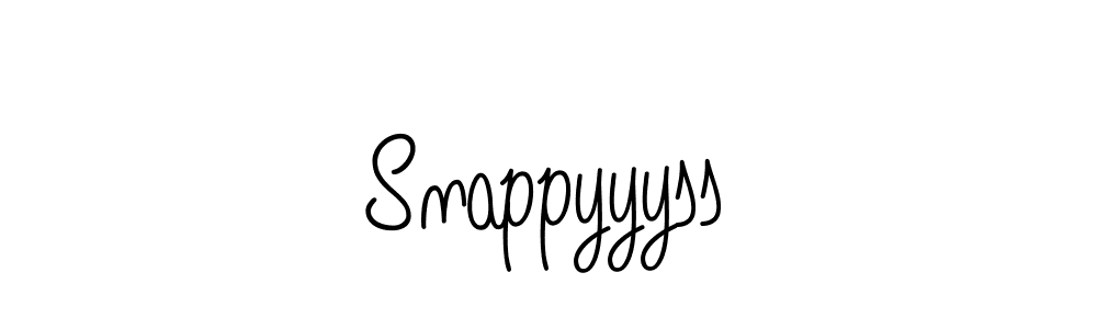 The best way (Angelique-Rose-font-FFP) to make a short signature is to pick only two or three words in your name. The name Snappyyyss include a total of six letters. For converting this name. Snappyyyss signature style 5 images and pictures png
