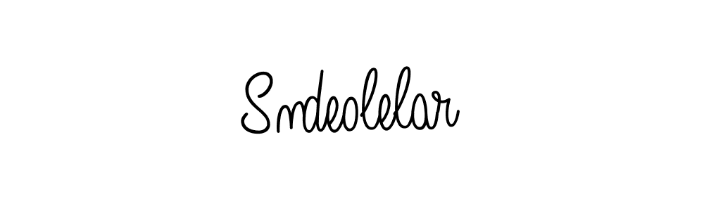 Design your own signature with our free online signature maker. With this signature software, you can create a handwritten (Angelique-Rose-font-FFP) signature for name Sndeolelar. Sndeolelar signature style 5 images and pictures png