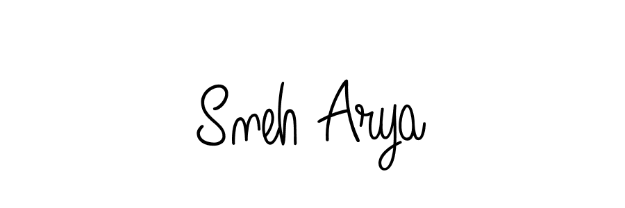 This is the best signature style for the Sneh Arya name. Also you like these signature font (Angelique-Rose-font-FFP). Mix name signature. Sneh Arya signature style 5 images and pictures png
