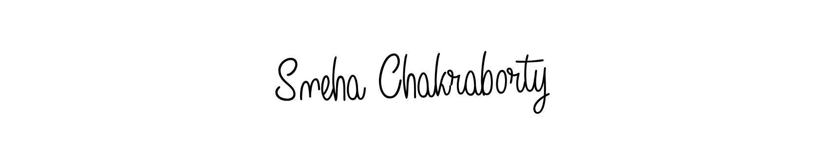 Create a beautiful signature design for name Sneha Chakraborty. With this signature (Angelique-Rose-font-FFP) fonts, you can make a handwritten signature for free. Sneha Chakraborty signature style 5 images and pictures png