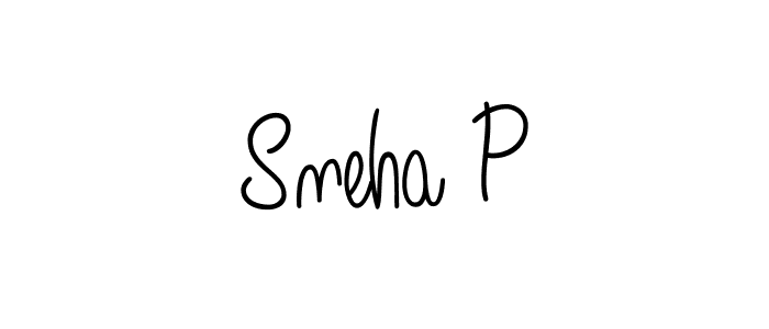 How to make Sneha P signature? Angelique-Rose-font-FFP is a professional autograph style. Create handwritten signature for Sneha P name. Sneha P signature style 5 images and pictures png