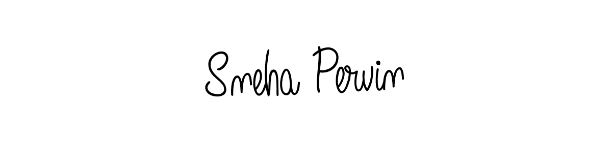 if you are searching for the best signature style for your name Sneha Pervin. so please give up your signature search. here we have designed multiple signature styles  using Angelique-Rose-font-FFP. Sneha Pervin signature style 5 images and pictures png