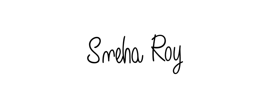 Sneha Roy stylish signature style. Best Handwritten Sign (Angelique-Rose-font-FFP) for my name. Handwritten Signature Collection Ideas for my name Sneha Roy. Sneha Roy signature style 5 images and pictures png