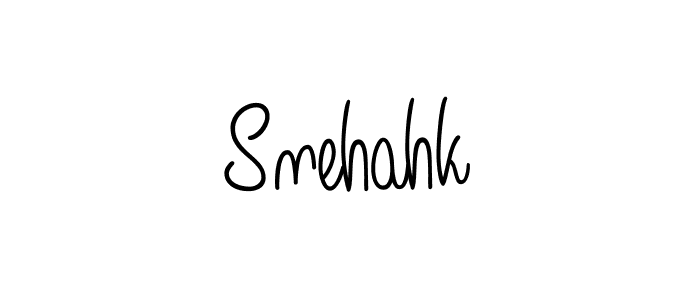 Make a beautiful signature design for name Snehahk. Use this online signature maker to create a handwritten signature for free. Snehahk signature style 5 images and pictures png